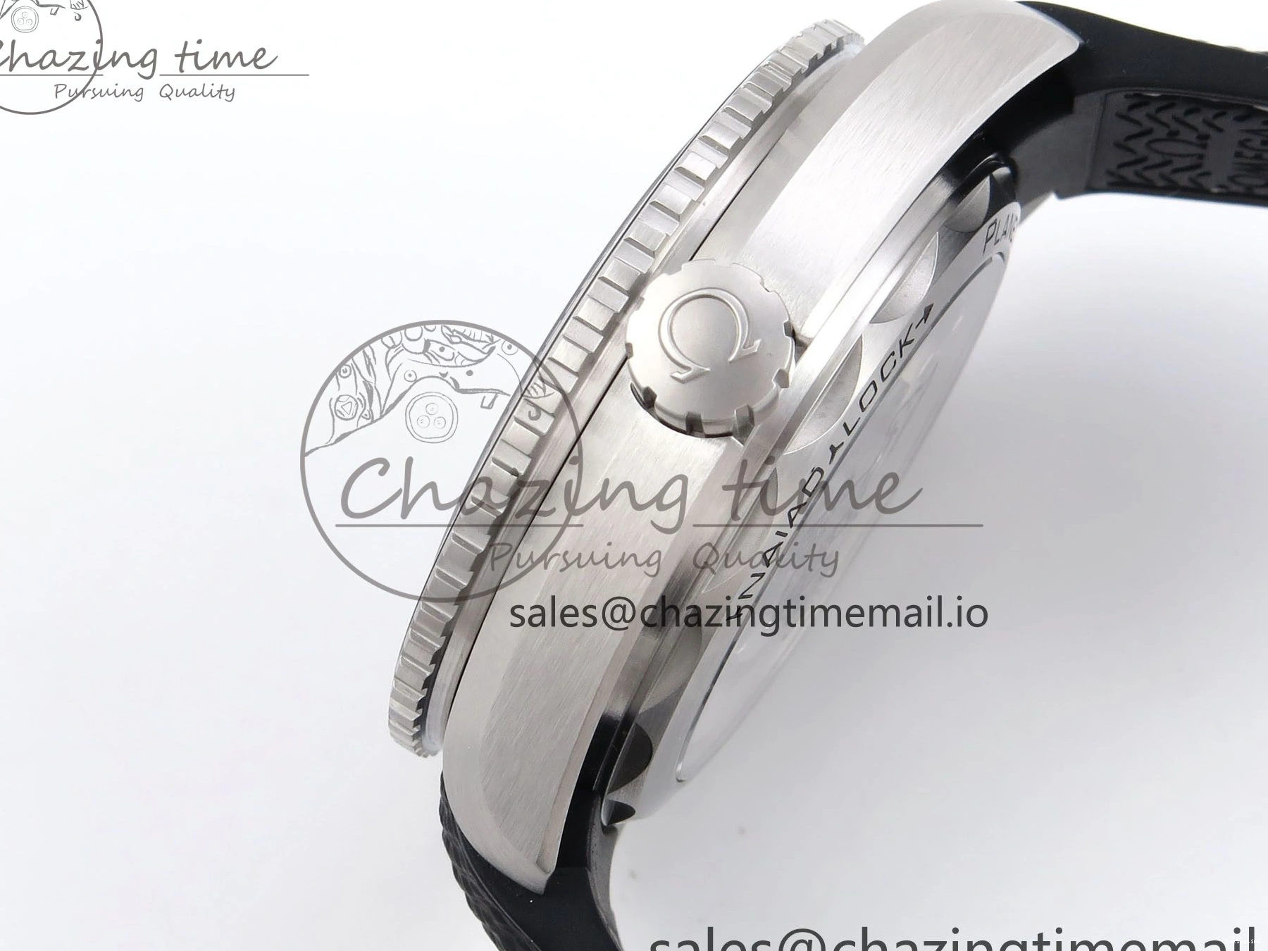 0522 AllSeason Planet Ocean 43.5mm SS VSF 1:1 Best Edition Gray Bezel Gray Dial on Black Rubber Strap A8900 Super Clone 7712